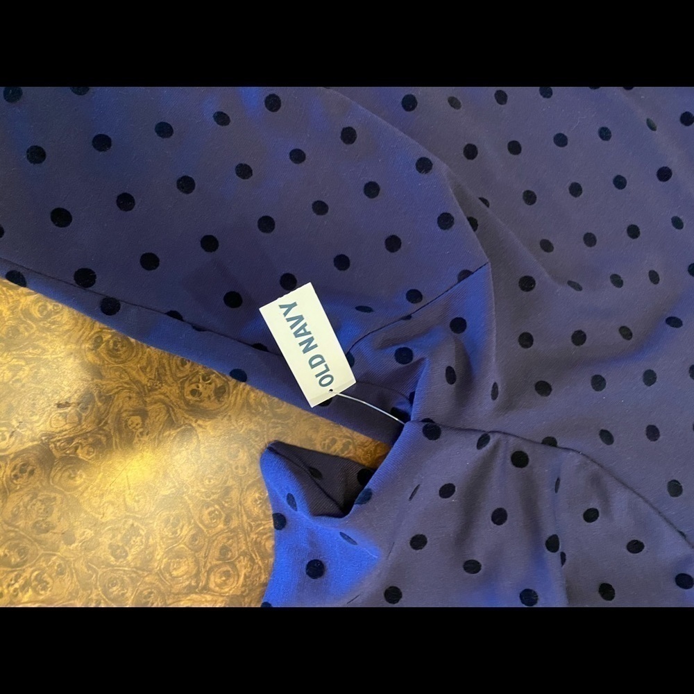 OLD NAVY NEW Shift Dress polka dots NWT career - Picture 7 of 7